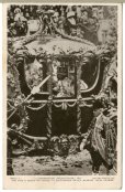 画像1: 絵葉書　CORONATION PROCESSION,1911 THE KING&QUEEN RETURNING TO BUCKINGHAM PALACE WEARING THEIR CROWNS. (1)