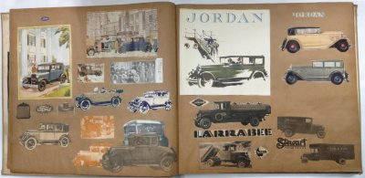 画像6: 1920~30年代の自動車イラスト・写真スクラップブック