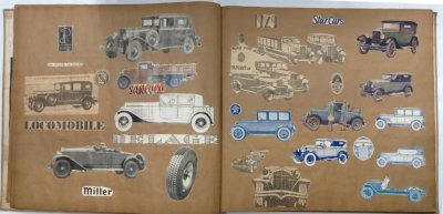 画像10: 1920~30年代の自動車イラスト・写真スクラップブック