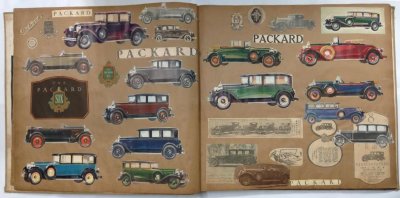 画像7: 1920~30年代の自動車イラスト・写真スクラップブック