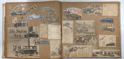 画像12: 1920~30年代の自動車イラスト・写真スクラップブック