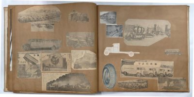 画像20: 1920~30年代の自動車イラスト・写真スクラップブック