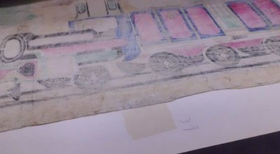 画像6: 東京高輪鉄道蒸気車走行之全図(三枚続の一枚のみ)　二代目歌川国輝　額装