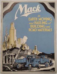 マック・トラックス社/MACK TRUCKS,Inc. 土砂運搬トラック 1920~30年代(推定)冊子【英語】