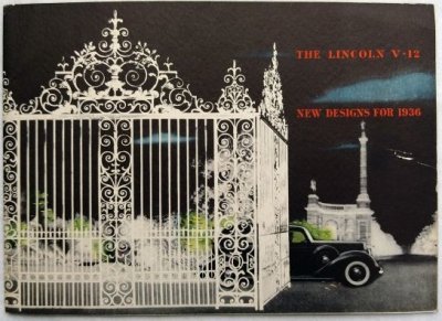画像1: リンカーン/LINCOLN V・12  1936年カタログ【英語】