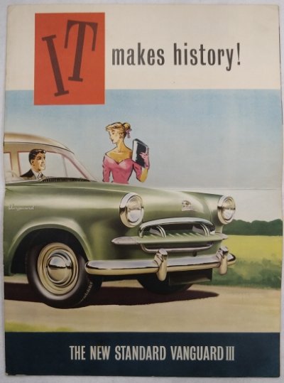 画像1: スタンダード・モーター・カンパニー/Standard Motor Company STANDARD VANGUARD 3 1955年頃カタログ【英語】