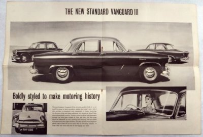 画像3: スタンダード・モーター・カンパニー/Standard Motor Company STANDARD VANGUARD 3 1955年頃カタログ【英語】