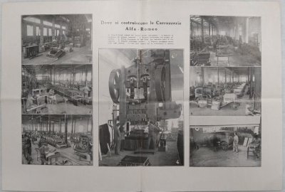 画像3: アルファロメオ/ALFA-ROMEOの板金工場　1932年パンフレット【イタリア語】