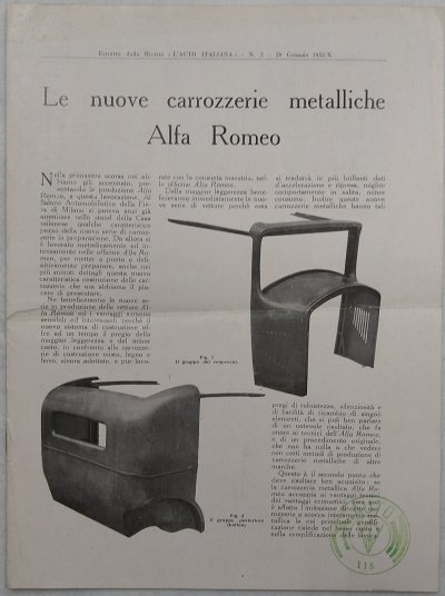 画像5: アルファロメオ/ALFA-ROMEOの板金工場　1932年パンフレット【イタリア語】