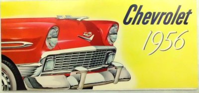 画像1: シボレー/CHEVROLET 1956年6つ折りカタログ【英語】