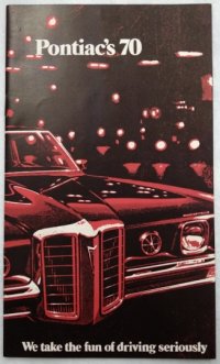 ポンティアック/Pontiac  1970年カタログ【日本語】