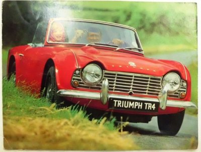 画像1: トライアンフ/TRIUMPH TR4 1960年代カタログ【英語】