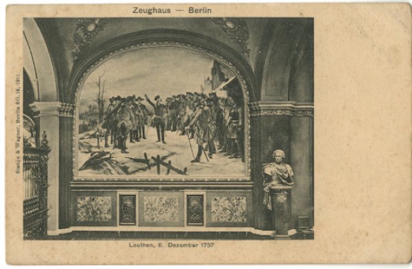 画像1: 絵葉書　Zeughaus-Berlin Leuthen,6. Dezember 1757 (1)