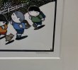 画像3: 村上保　きりがみ版画/列車が来た　額装 (3)