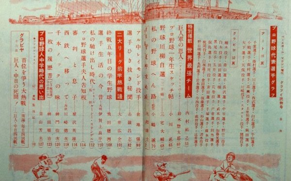 画像4: ベースボールマガジン　グラフと読物　昭和25年6月15日発行(第5巻第7号) (4)