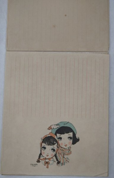 画像9: 中原淳一 便箋 「ゆりの乙女」 ゆり號 No.534 ベニバラ社 (9)