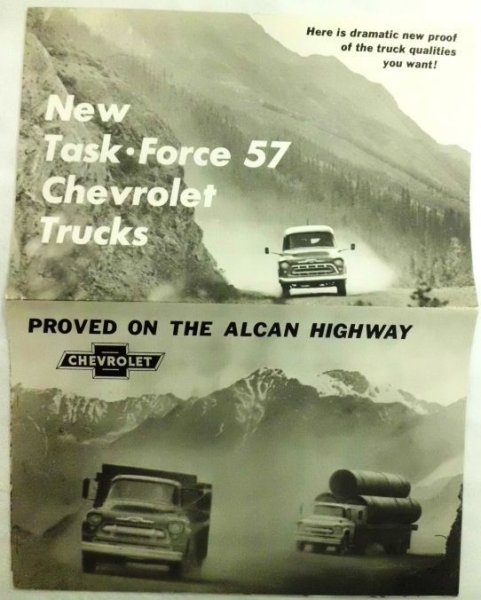 画像1: シボレー/CHEVROLET New Task・Force 57 Chevrolet Trucks 1957年カタログ【英語】 (1)