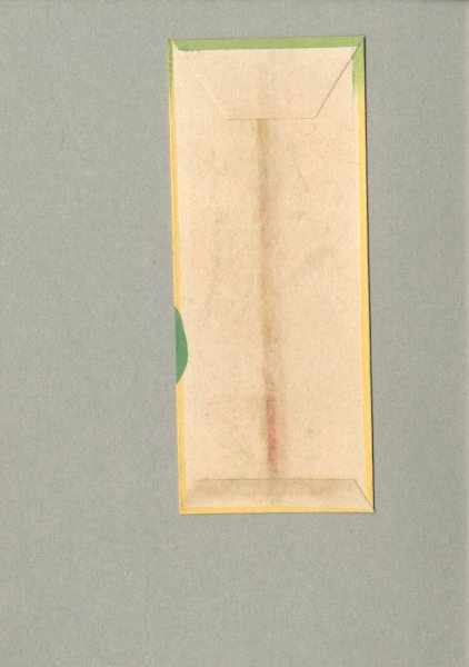 画像2: 木版　絵封筒 　美人画　戦前　羽付きをする女性 (2)